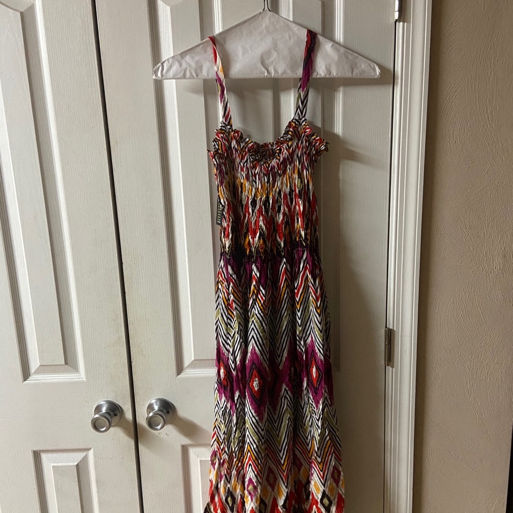 3x multi color dress
